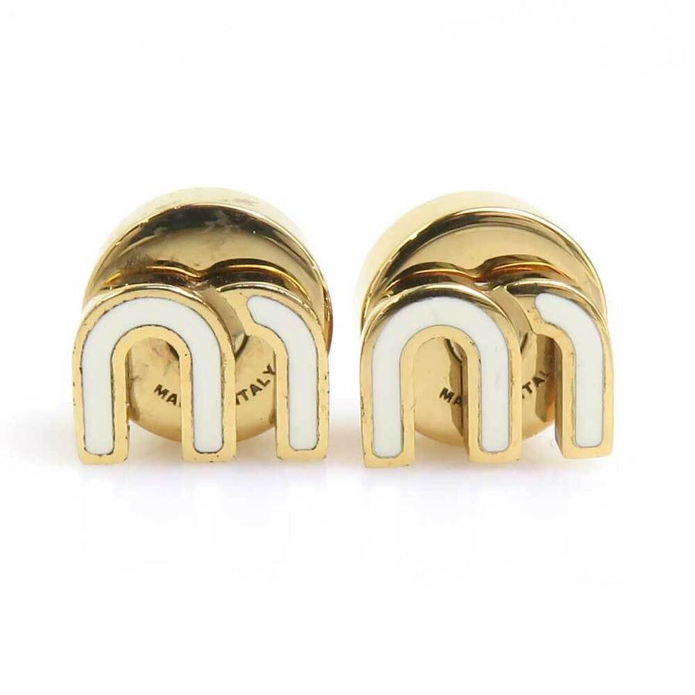 MIU MIU White Earrings